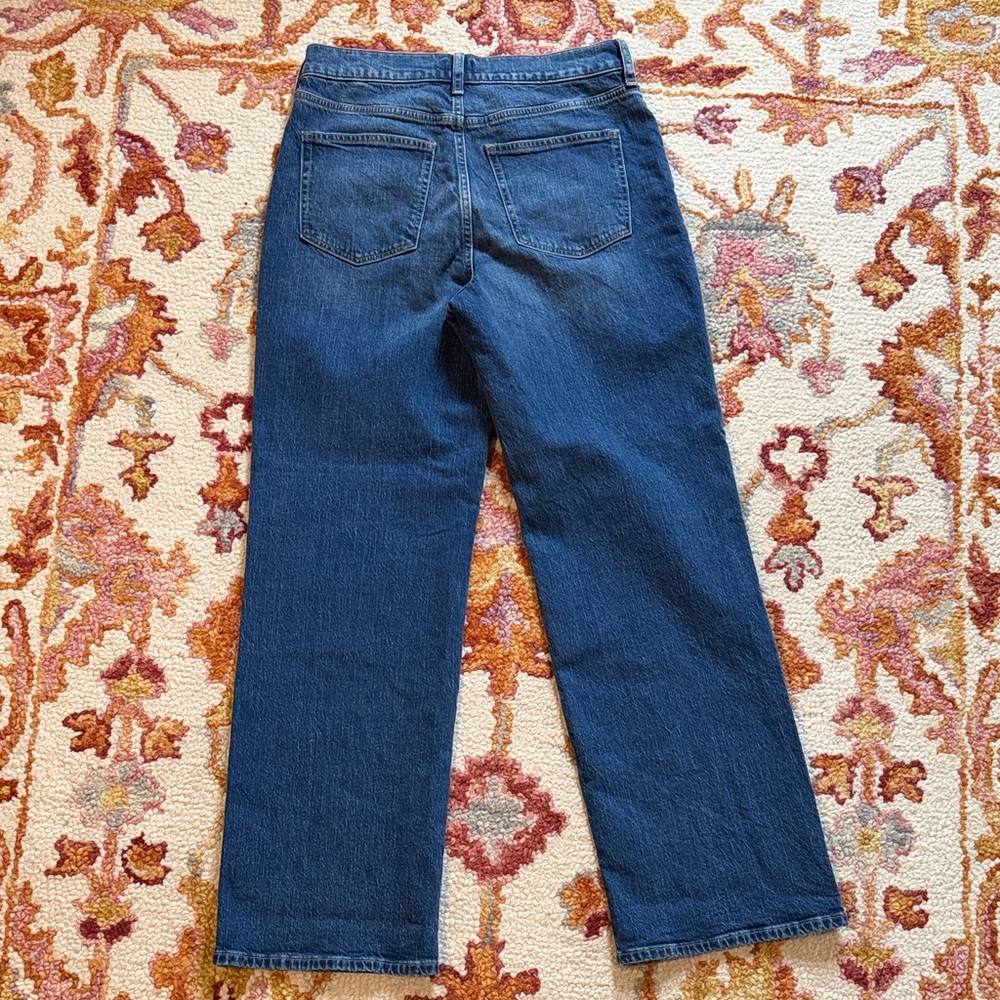 J.Crew Medium Wash Slim Wide Leg Jeans Full Length - Picture 8 of 8